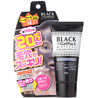 �ձ�Black Gel Pack˺��ȥ��ͷ��Ĥ90g(�ºͲ��˷�)